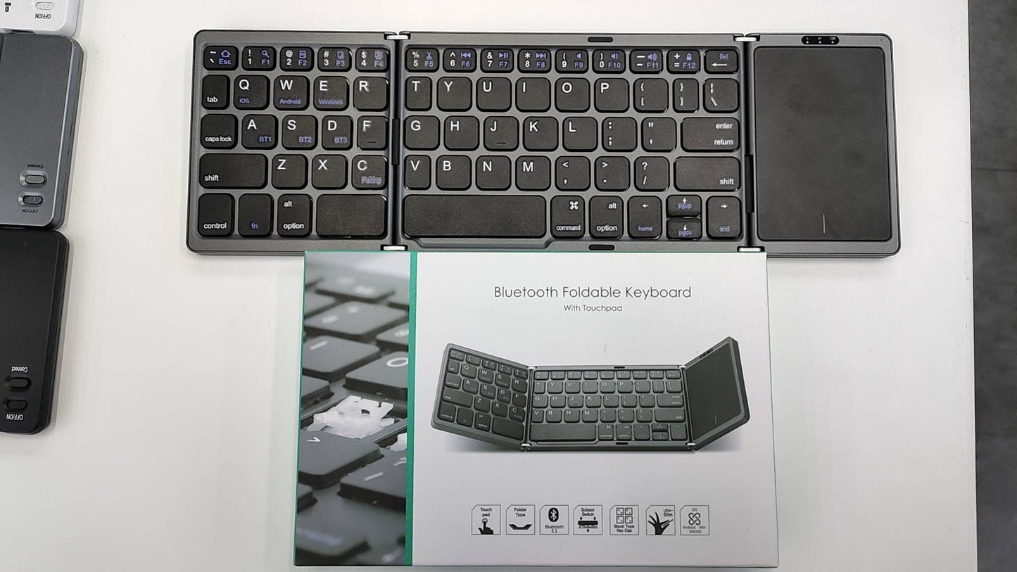 Teclado Inalámbrico con Mouse para Smartphone Tablet PC
